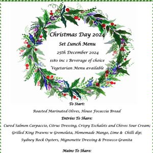 Celebrate Christmas with a Luxurious Lunch at Pasture of Kirribilli!