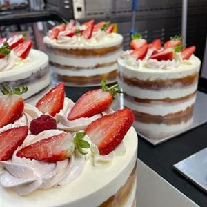 Our signature Strawberry Fresh Cream cake