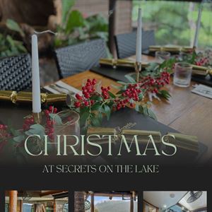 Christmas at Secrets on the lake