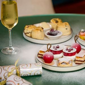 Adorned in holiday charm, Festive High Tea