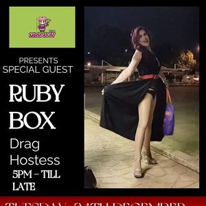 Christmas Eve at Miss Lucy with Drag Hostess Ruby Box