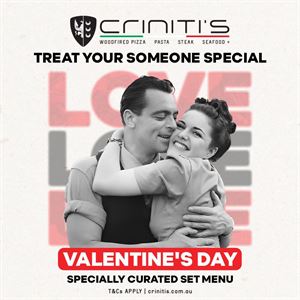 Valentine’s Day Special Set Menu