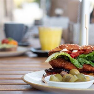 Schnitzel Challah Bread Sandwich