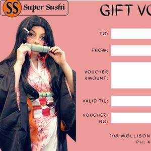 Super Sushi Gift Vouchers