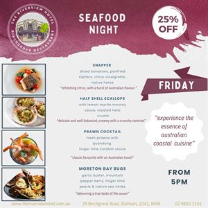 Friday Seafood Night