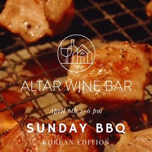 Korean BBQ at Altar Wine Bar