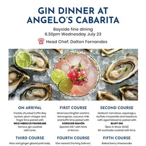 Gin Dinner at Angelo's 