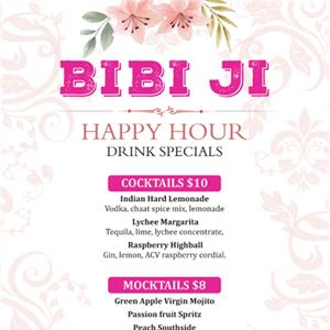 Happy Hour At Bibiji