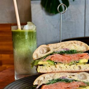 Smoked Salmon Sandwich! 