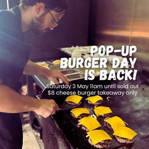 $8 Cheeseburgers This Saturday!