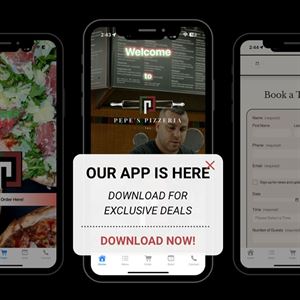 Pepe's Pizzeria App Is HERE!