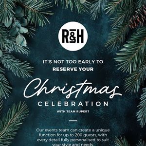 Its not too early to reserve your Christmas Celebration!