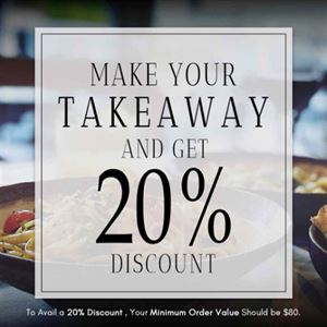 20% Off Takeaway Orders!