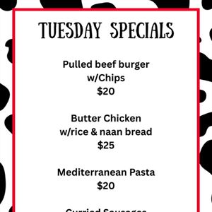 Tuesday Lunch Specials!