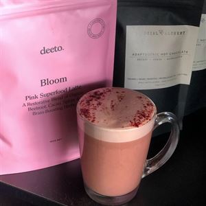 Bloom Latte: Cacao + Beetroot Health Drink