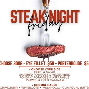 Fridays Means Steak Night