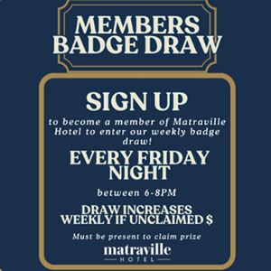 Members' Badge Draw!