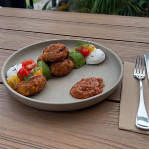 The New and Revamped Halloumi + Corn Fritters!