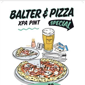 $30 Balter Pint and Pizza deal!