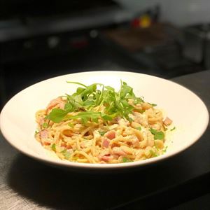 Bacon, Parmesan, and Pure Pasta Bliss