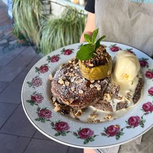 Deconstructed Apple Strudel Ricotta Pancakes