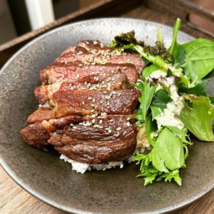  Teriyaki Ribeye Steak Rice Bowl 