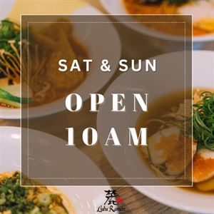 Opening Hours Update!