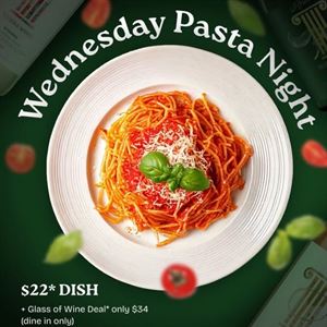  PASTA NIGHT JUST GOT BIGGER 