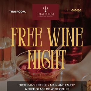 WINESday Wednesdays at Thai Room