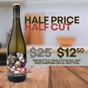 50% off 'Half Cut' Gewurztraminer & Sauv Blanc Piquette