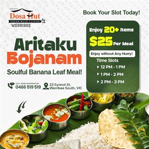 Aritaku Bojanam – A Soulful Banana Leaf Feast Awaits! 