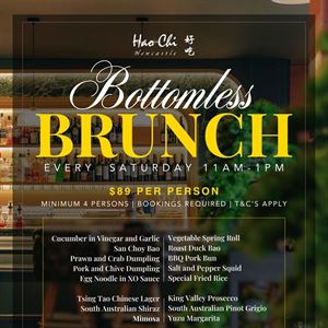 $89 Bottomless brunch Saturdays