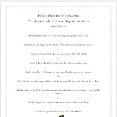 Paolo’s Pizza Bar