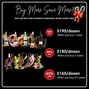 Unwrap up to 45% off wine and 10% off gift cards