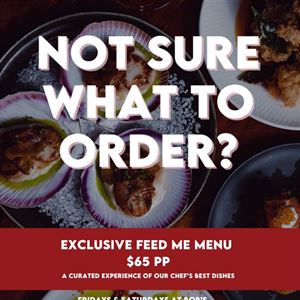 Let Us Feed You!