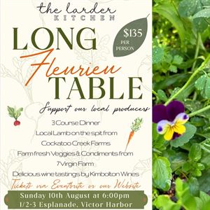 FLEURIEU LONG TABLE DINNER