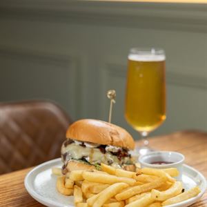 Sunday's All-Day $33 Burger + a Drink special