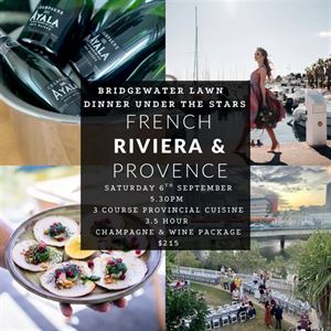 FRENCH RIVIERA & PROVENCE DINNER UNDER THE STARS