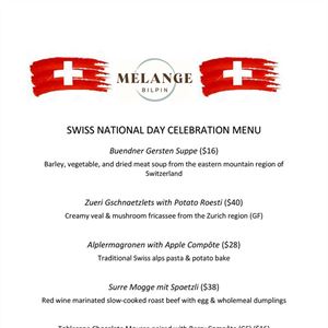Swiss National Day Celebration