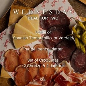 Wednesday Tapas Deal