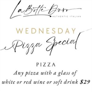 Wednesday Pizza Special 