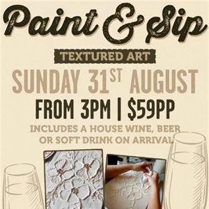 Paint & Sip - Textured Art