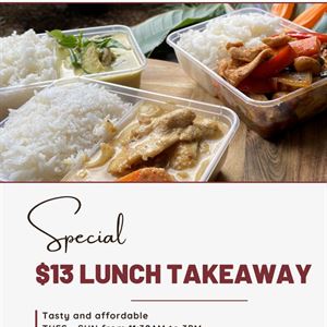 Lunch Takeaway Special