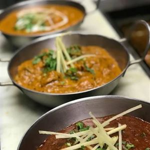 Curry Dhaba’s Mixed Platter 