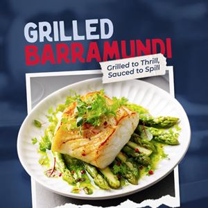 Grilled Barramundi at Sandys Bar and Grill 