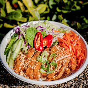Chicken Schnitty Vermicelli Salad