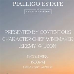 Contentious Character Wine Dinner