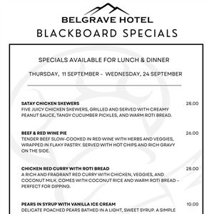 BLACKBOARD SPECIALS