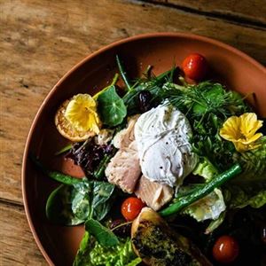 All-Day Comfort at Worn-Out-Wares Café