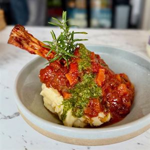 Slow-Braised Lamb Shank Indulgence